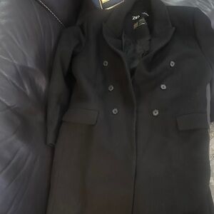 Zara Elegant Black Coat